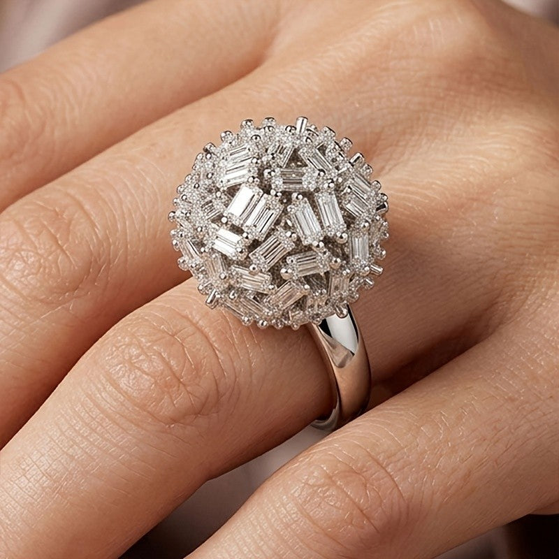 Sparkling Firework Statement Ring