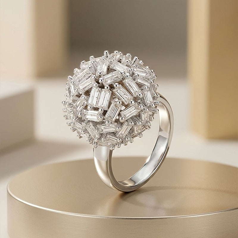 Sparkling Firework Statement Ring