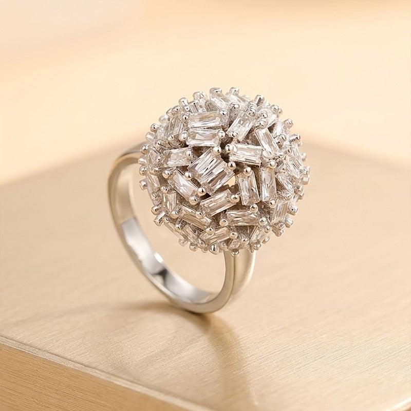 Sparkling Firework Statement Ring