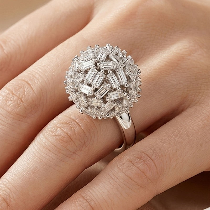 Sparkling Firework Statement Ring
