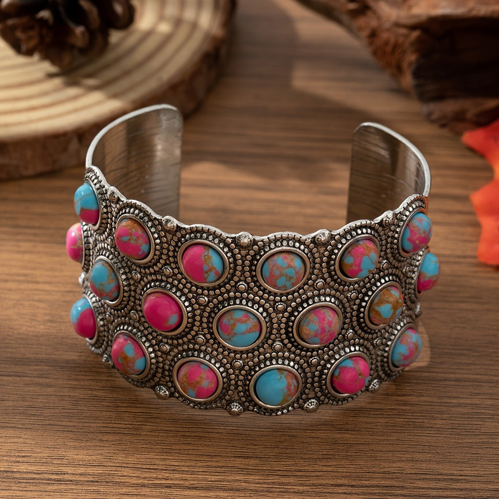 Boho Turquoise Cuff Bracelet