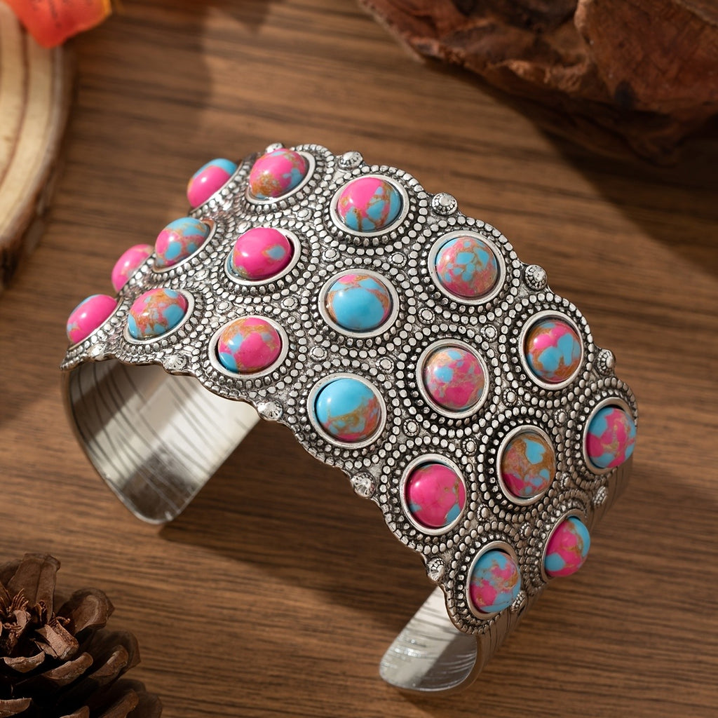Boho Turquoise Cuff Bracelet