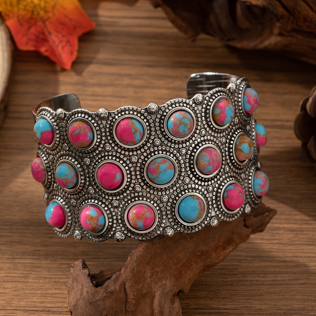 Boho Turquoise Cuff Bracelet