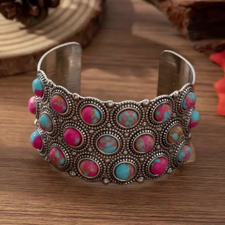 Boho Turquoise Cuff Bracelet