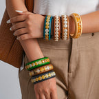 Retro Pop Bead Bracelet