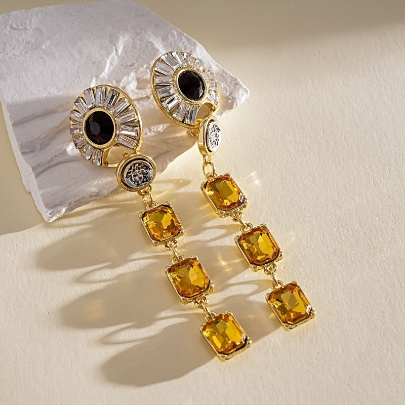 Heritage Gemstone Cascade Drop Earrings