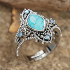 Skyfire Turquoise Statement Ring