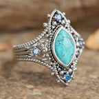 Skyfire Turquoise Statement Ring