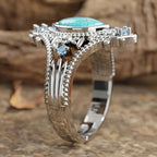 Skyfire Turquoise Statement Ring