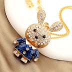Whimsical Rabbit Pendant Necklace