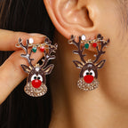 Whimsical Reindeer Drop Earrings