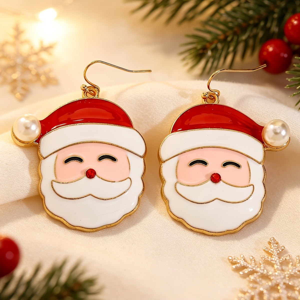 Whimsical Reindeer Drop Earrings