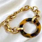 Boho Tortoise Link Bracelet