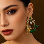 Enchanted Mermaid Drop Earrings