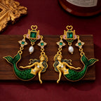 Enchanted Mermaid Drop Earrings