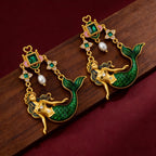 Enchanted Mermaid Drop Earrings