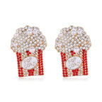 Whimsical Popcorn Pearl Drop Earrings