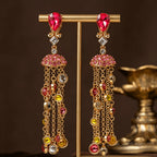 Colorful Jellyfish Chain Drop Earrings