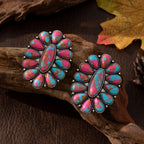 Boho Floral Cluster Earrings