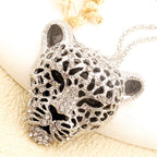 Rainbow Leopard Statement Necklace