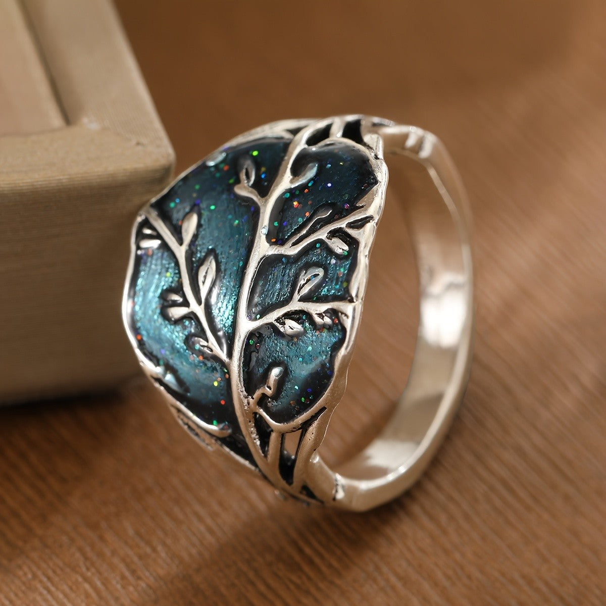 Starry Sky Branch Statement Ring