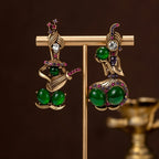 Whimsical Court Figure Drop Earrings