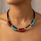 Colorful Arc Tube Necklace
