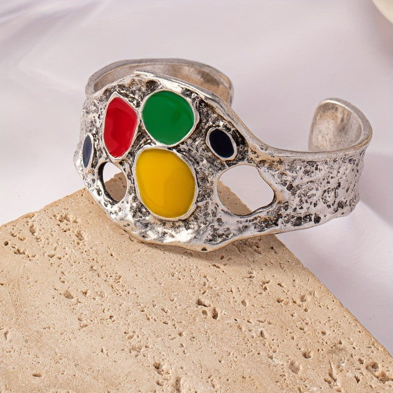 Colorful Geometric Statement Cuff