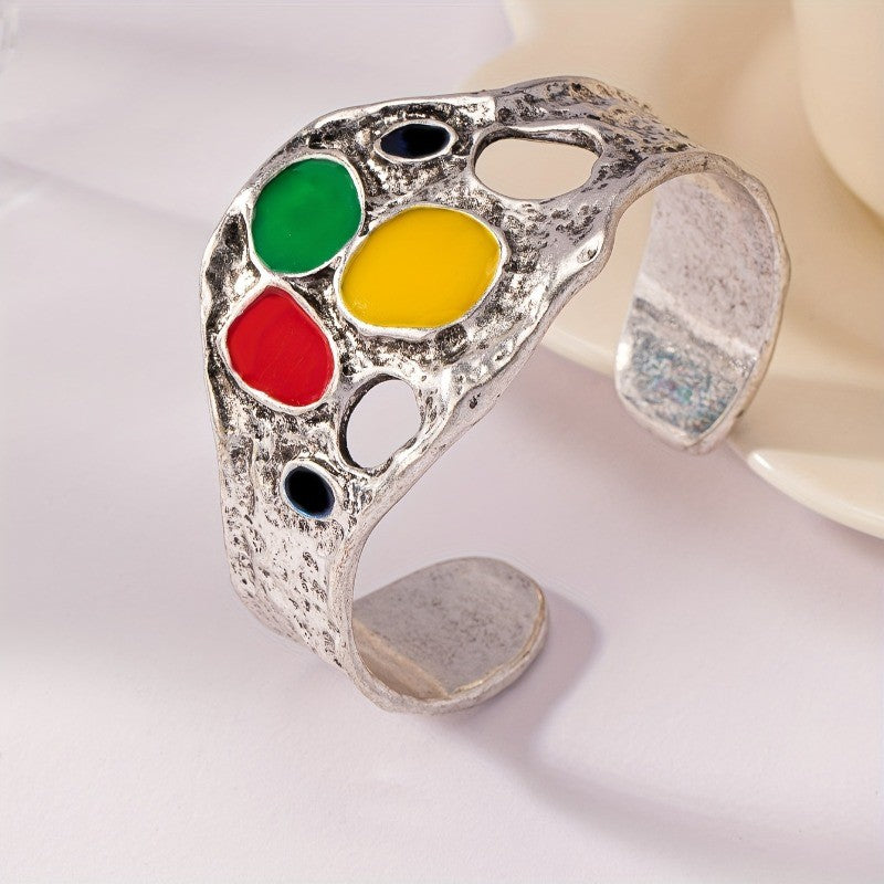 Colorful Geometric Statement Cuff