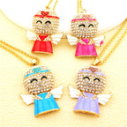 Whimsical Angel Charm Necklace