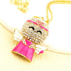 Whimsical Angel Charm Necklace