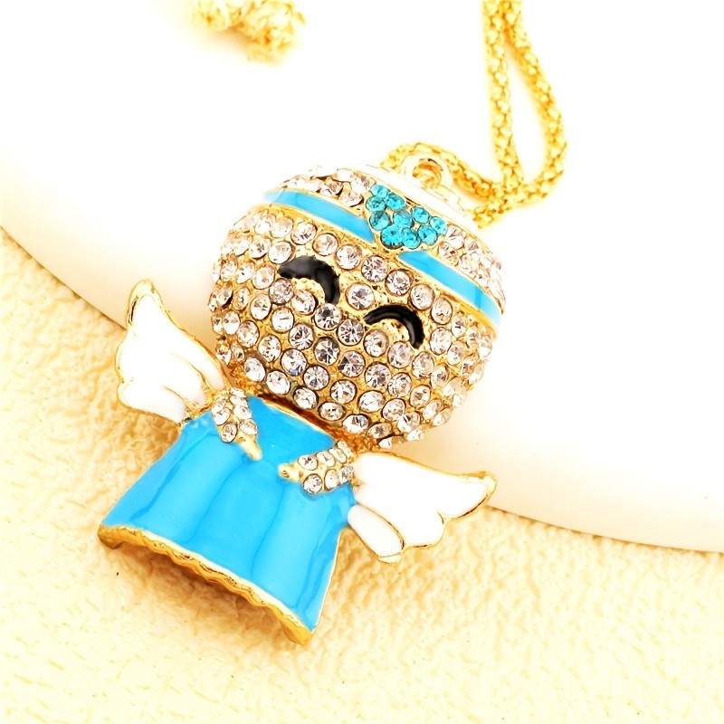 Whimsical Angel Charm Necklace