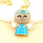 Whimsical Angel Charm Necklace