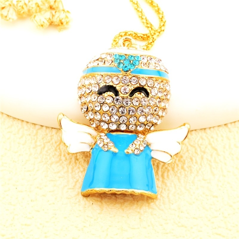 Whimsical Angel Charm Necklace
