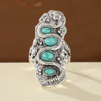 Boho Turquoise Statement Ring