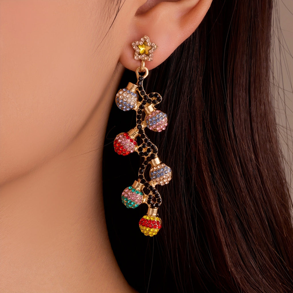 Rainball Star Dangle Earrings