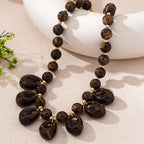 Chunky Geometric Bead Necklace