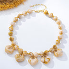 Chunky Geometric Bead Necklace