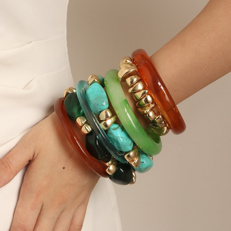 7pc Carnival Bangle Stack