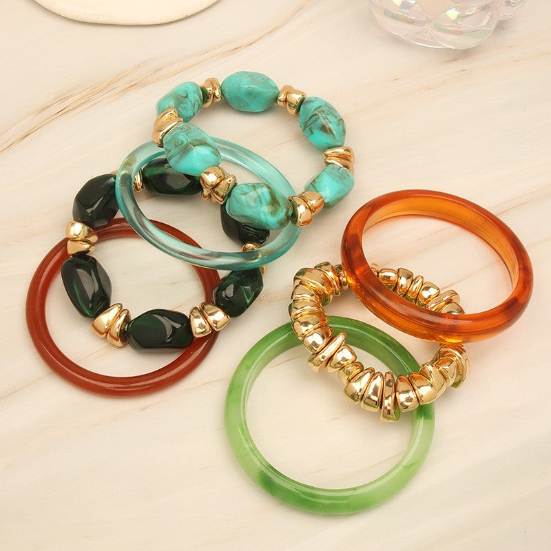 7pc Carnival Bangle Stack