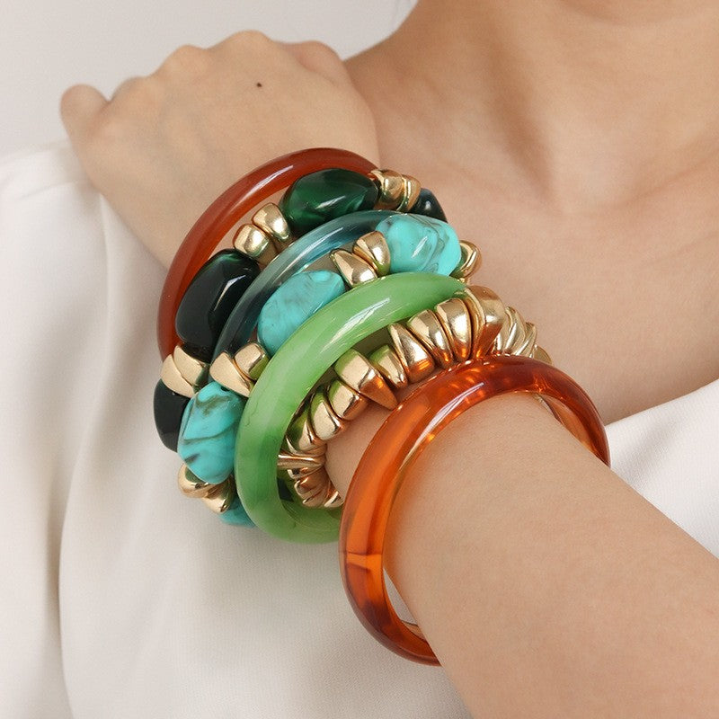7pc Carnival Bangle Stack