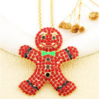 Whimsical Gingerbread Man Necklace