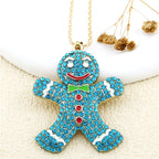 Whimsical Gingerbread Man Necklace